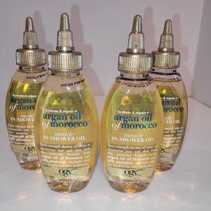 OGX Argan Oil of Morocco Miracle in shower oil 4 oz - 4 Qty!